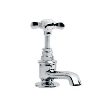 Lefroy Brooks Classic Single Basin Pillar Tap - Nickel