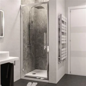 Eastbrook Corniche 8mm Framed Hinged Door 2000x800 Chrome