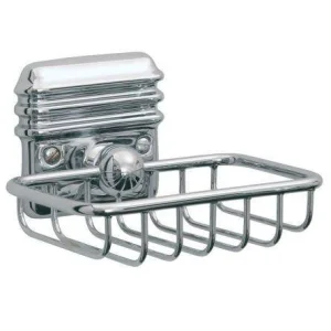 Lefroy Brooks Belle Aire Wire Soap Dish - Chrome