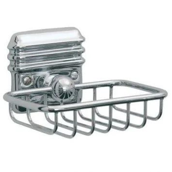 Lefroy Brooks Belle Aire Wire Soap Dish - Chrome