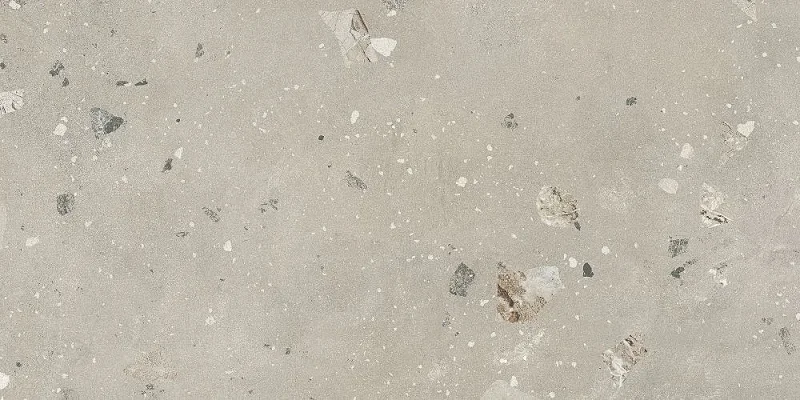 European Tiles Concrete Flax Pebble Matt Wall & Floor Tile 120x60cm detail view - Image 2