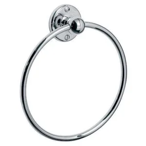 Lefroy Brooks Classic Edwardian Towel Ring - Antique Gold