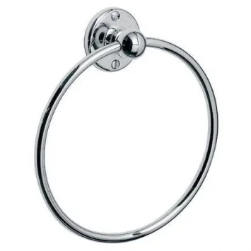 Lefroy Brooks Classic Edwardian Towel Ring - Antique Gold