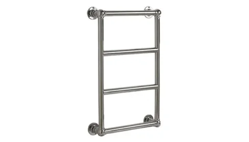 Vogue Vintage Towel Radiator Electric Only - Chrome 750X475 detail view - Image 2
