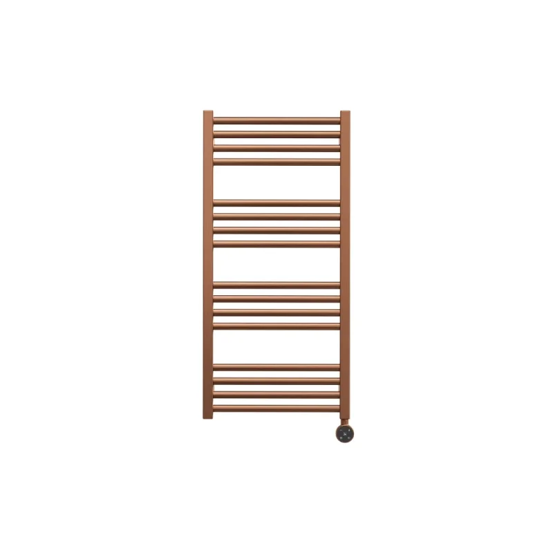 Crosswater MPRO Towel Warmer 430x900 All Electric Right Hand Bronze Effect product image - Image 1