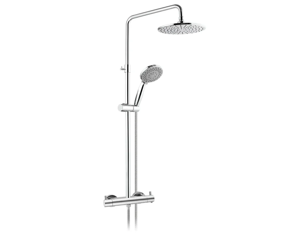 Round Thermostatic Bar – 2 Outlets product image - Image 1