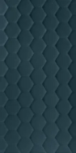 Marca Corona   4D 4D.HEXAGON DEEP BLU MATT 40x80 | 16"x32" | 8,5 mm Embossed