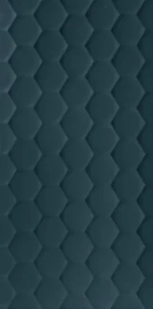 Marca Corona   4D 4D.HEXAGON DEEP BLU MATT 40x80 | 16"x32" | 8,5 mm Embossed