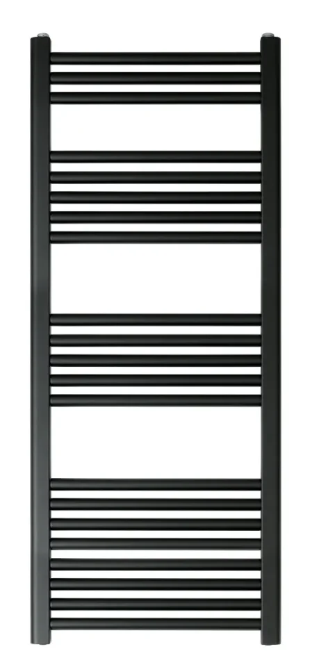 Just Taps Vos Radiator Matt Black 1200 X 500 product image - Image 1