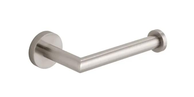 Vado Individual Spa Knurled Open Paper Holder Brushed Nickel product image - Image 1