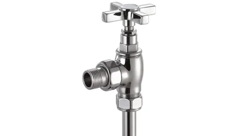 Vogue Art Deco Valves 1/2Inch 15mm - Chrome 126X80 detail view - Image 2
