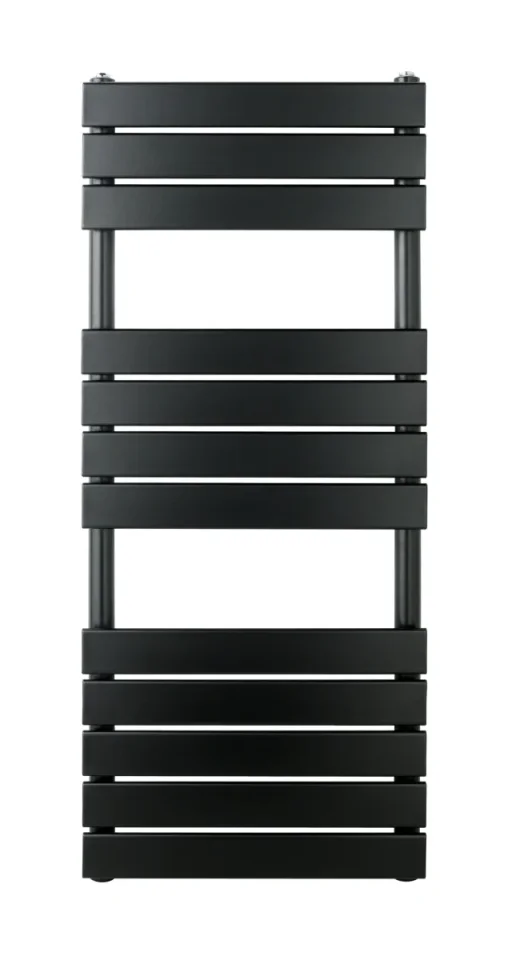 Just Taps Hix Radiator Matt Black 1200 X 500 product image - Image 1