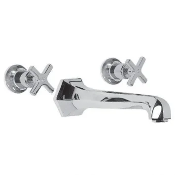 Lefroy Brooks Mackintosh Conc 3h Bath Filler - Chrome
