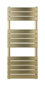 Just Taps Hix Radiator Brushed Brass 1200 X 500