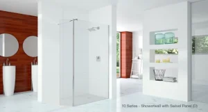 Merlyn 10 Series Shower Wall With Wall Profile Only 400mm