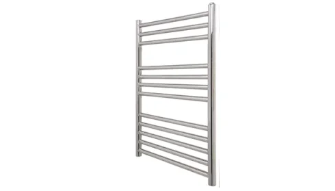 Vogue Chube Towel Radiator Dual Energy - Polished Stainless Steel 800X400 product image - Image 1