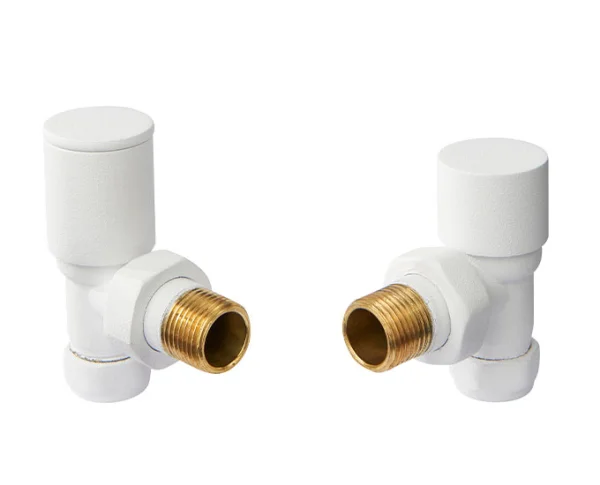 Vogue Arne Valves - Angled 1/2Inch 15mm - White 78X75