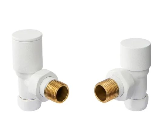 Vogue Arne Valves - Angled 1/2Inch 15mm - White 78X75 product image - Image 1