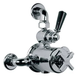 Lefroy Brooks Mackintosh Exp Thermo Valve With Top Return - Nickel