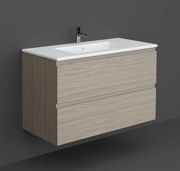 Rak Joy Wall Hung Vanity 100cm (scandi. Oak)