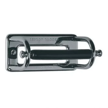 Lefroy Brooks Classic Black Ceramic Paper Holder - Nickel