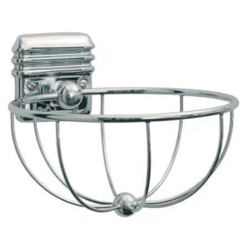 Lefroy Brooks Belle Aire W/m Circular Sponge Basket - Nickel