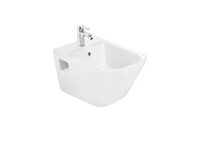 Roca The Gap Wall Hung Bidet - 1 Taphole