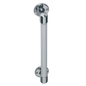 Lefroy Brooks Classic Stove Enamelled Grab Bar - Nickel