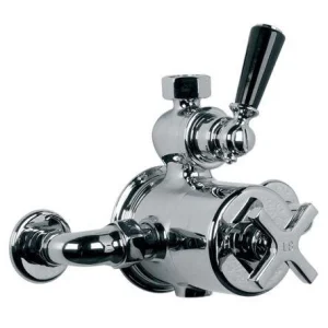 Lefroy Brooks Mackintosh Exp Dual Thermo Valve - Antique Gold