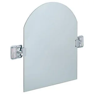 Lefroy Brooks Belle Aire Dome Top Tilting Mirror - Antique Gold