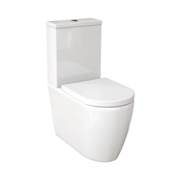 Saneux Uni Close Coupled Wc Pan - Rimless detail view - Image 2