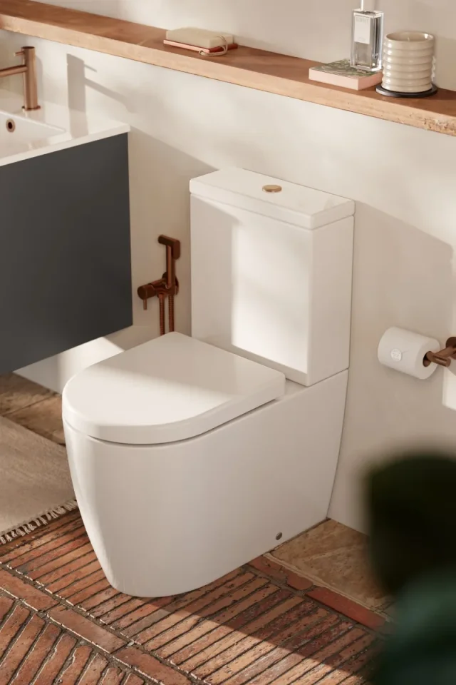 Saneux Uni Close Coupled Wc Pan - Rimless detail view - Image 4