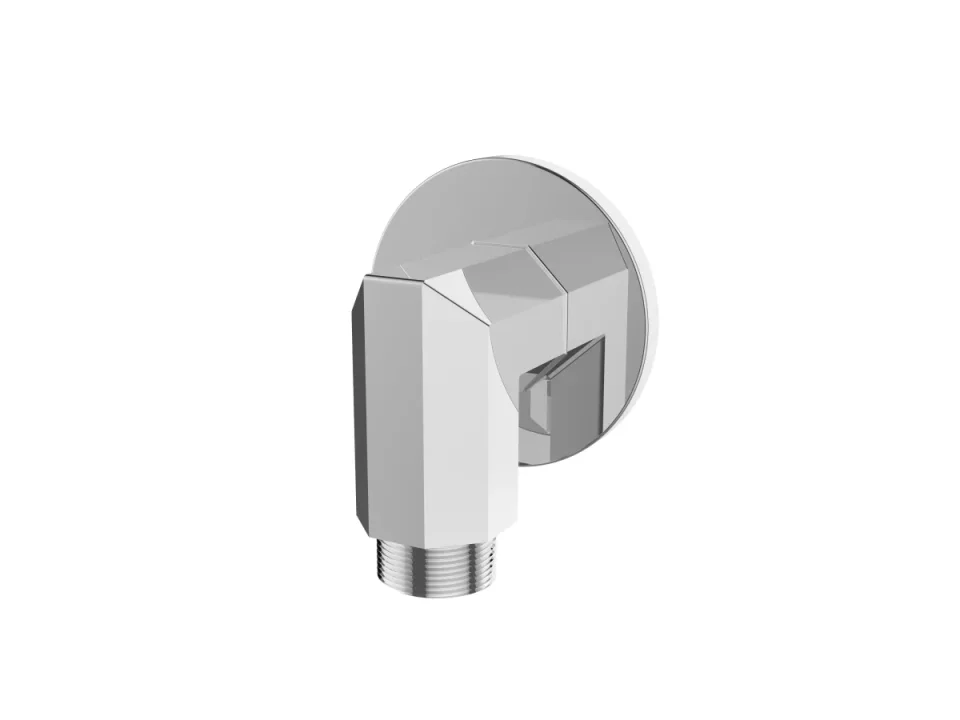 Saneux Cromwell Shower Outlet Elbow - Chrome product image - Image 1