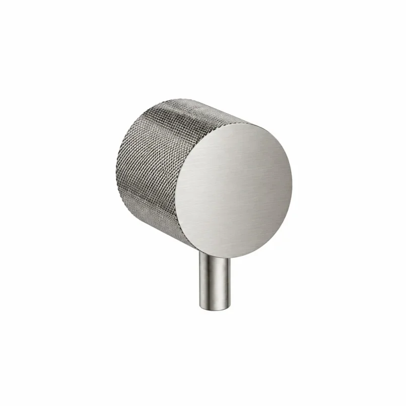 Saneux Cos Diverter Handle - Knurled - Brushed Nickel product image - Image 1