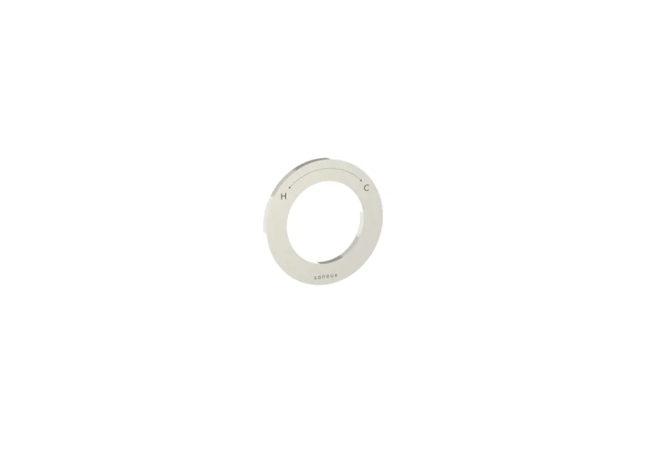 Saneux Cos - Ring Valve - Thermostatic Ring & Shroud - Brushed Nickel product image - Image 1