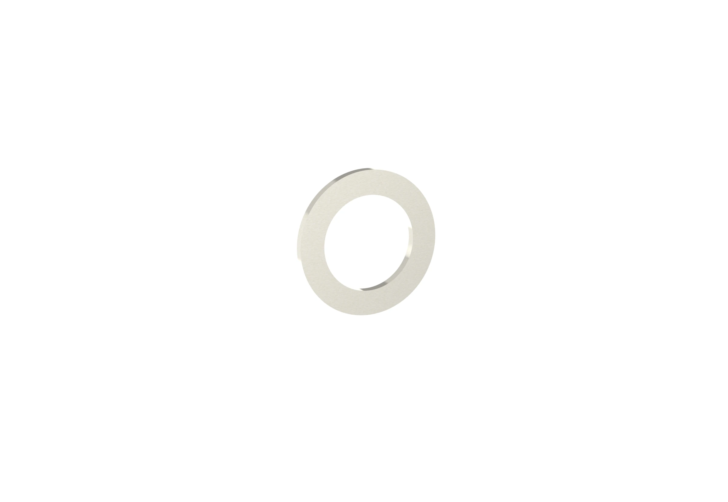 Saneux Cos - Ring Valve - 1 Way Diverter Ring & Shroud - Brushed Nickel