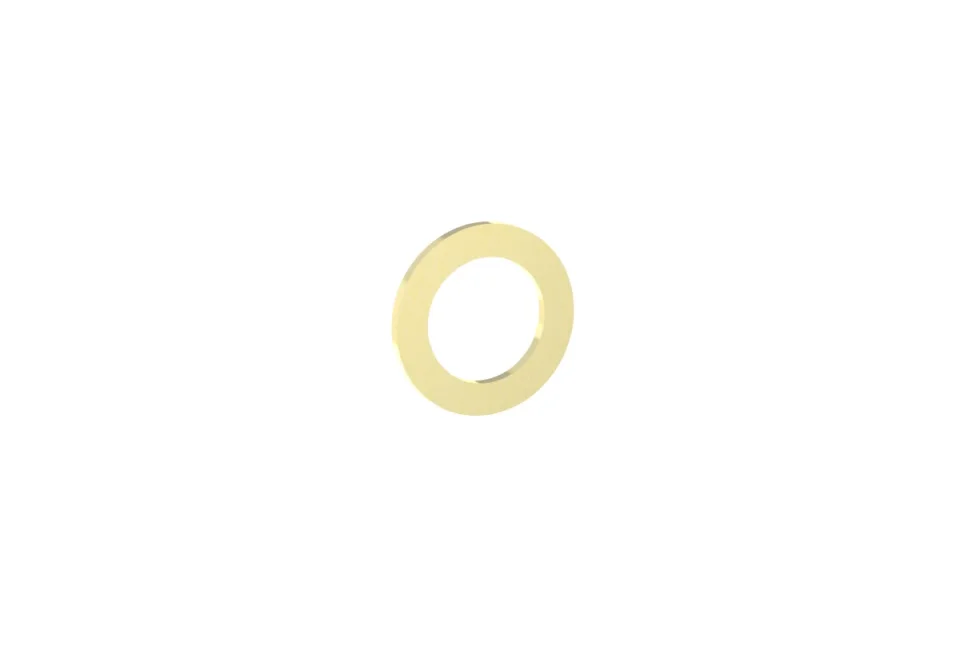 Saneux Cos - Ring Valve - 1 Way Diverter Ring & Shroud - Brushed Brass product image - Image 1