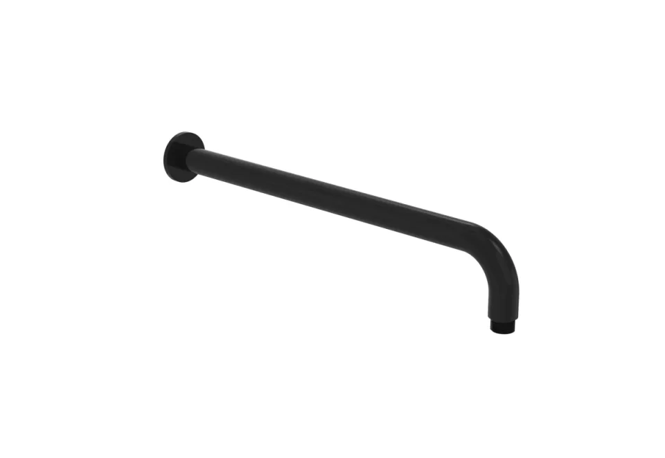 Saneux Cos 400mm Wall Mounted Shower Arm - Satin Black product image - Image 1