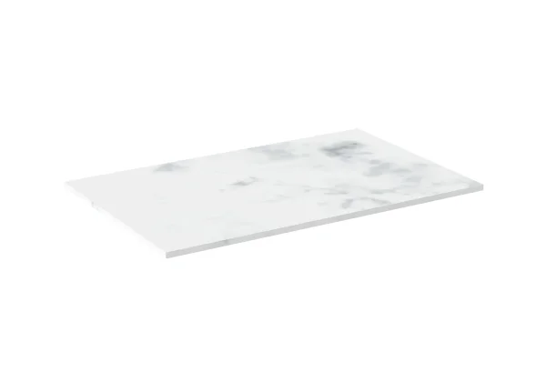 Saneux Austen 72cm Countertop - Matte Carrara White - Solid Surface - 12mm