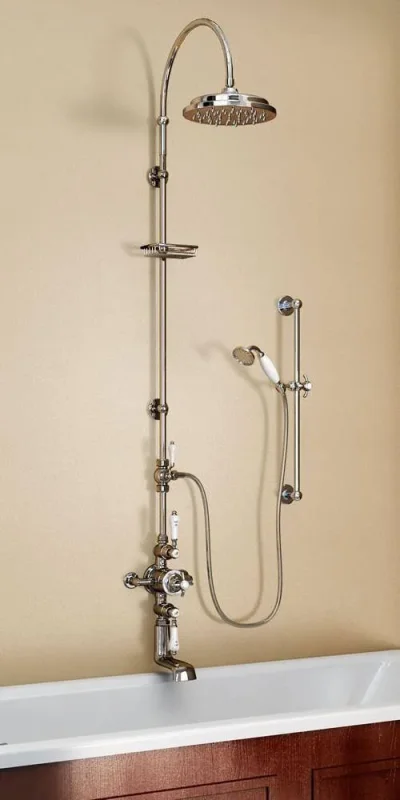 Burlingtonslide Rail And Handset Holder Chrome detail view - Image 2