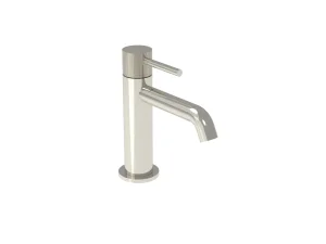 Saneux Cos Basin Mixer Kit - W/ Knurled Handle - Brushed Nickel (pvd)