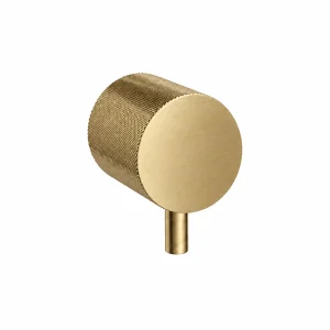 Saneux Cos Diverter Handle - Knurled - Brushed Brass