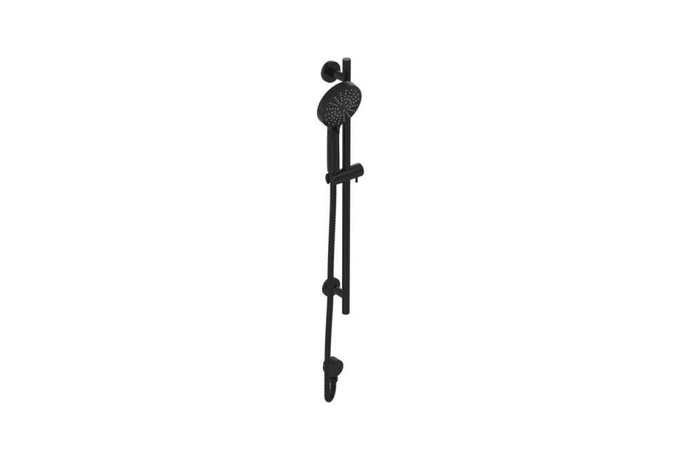 Saneux Cos Slider Rail Kit - W/ 3 Function Handset & Slider Rail & 150cm Hose - Satin Black product image - Image 1
