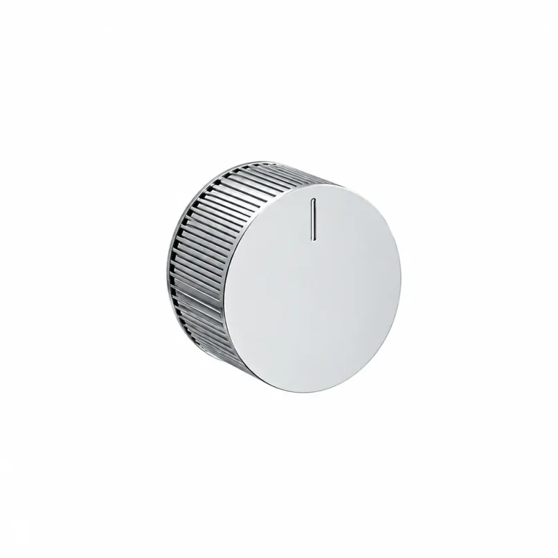 Saneux Cos Diverter Handle - Fluted - Chrome product image - Image 1