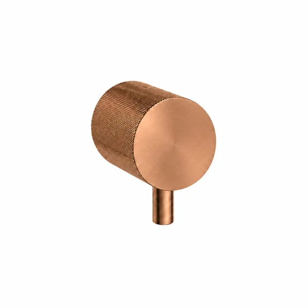 Saneux Cos Diverter Handle - Knurled - Brushed Bronze