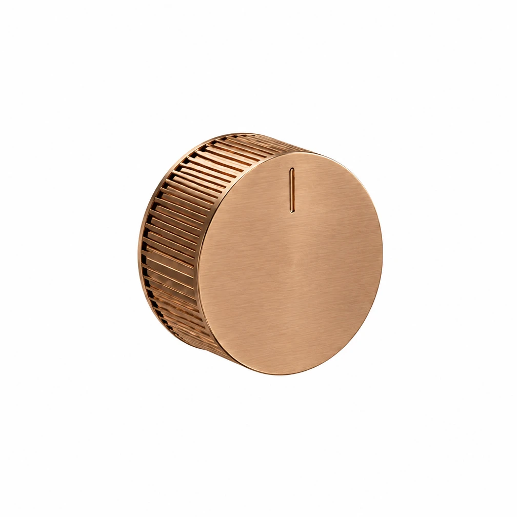 Saneux Cos Diverter Handle - Fluted - Brushed Bronze