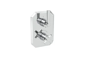 Saneux Cromwell 2 Way Thermostatic Shower Valve Kit With Lever Handles - Chrome