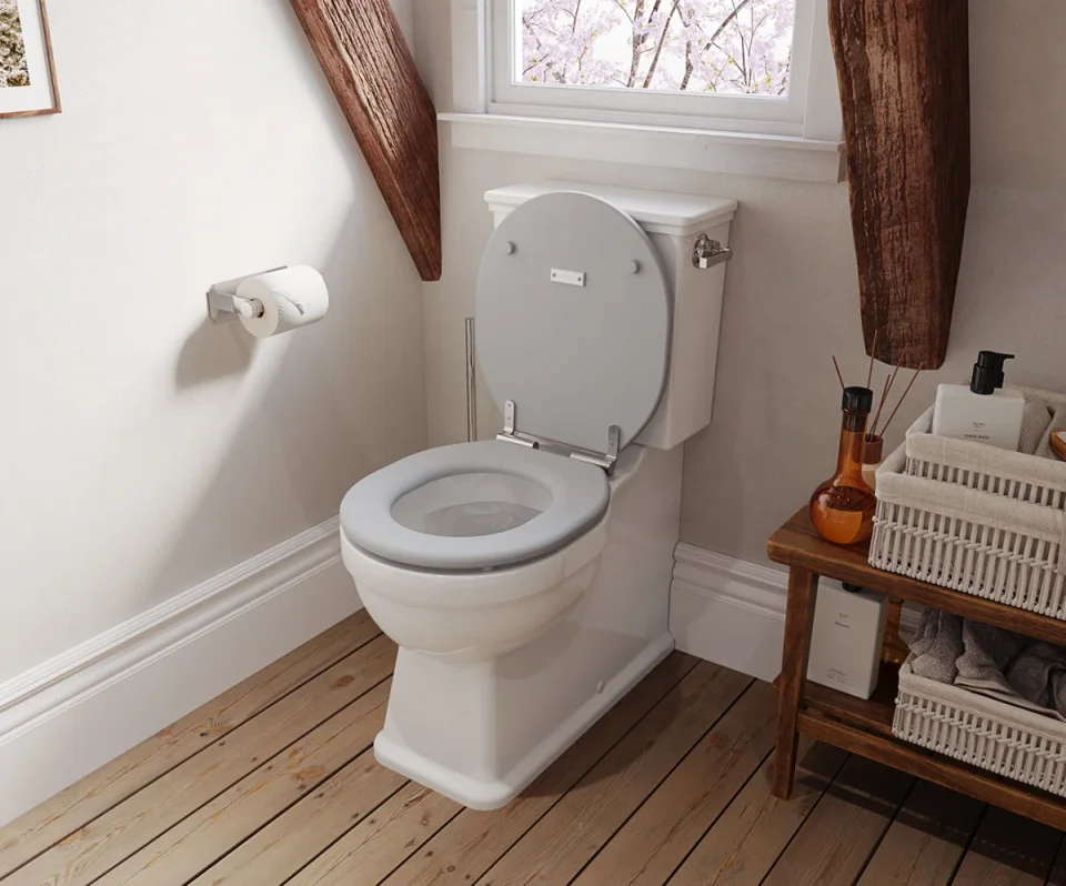 Saneux Cromwell Toilet Roll Holder - Chrome detail view - Image 7