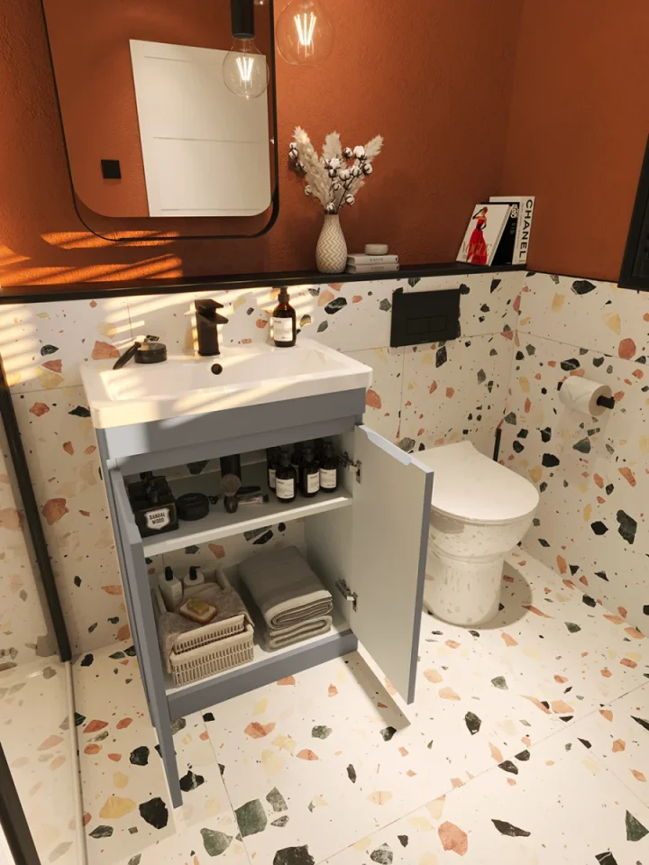 Saneux Air 60x35cm Washbasin 1th detail view - Image 6