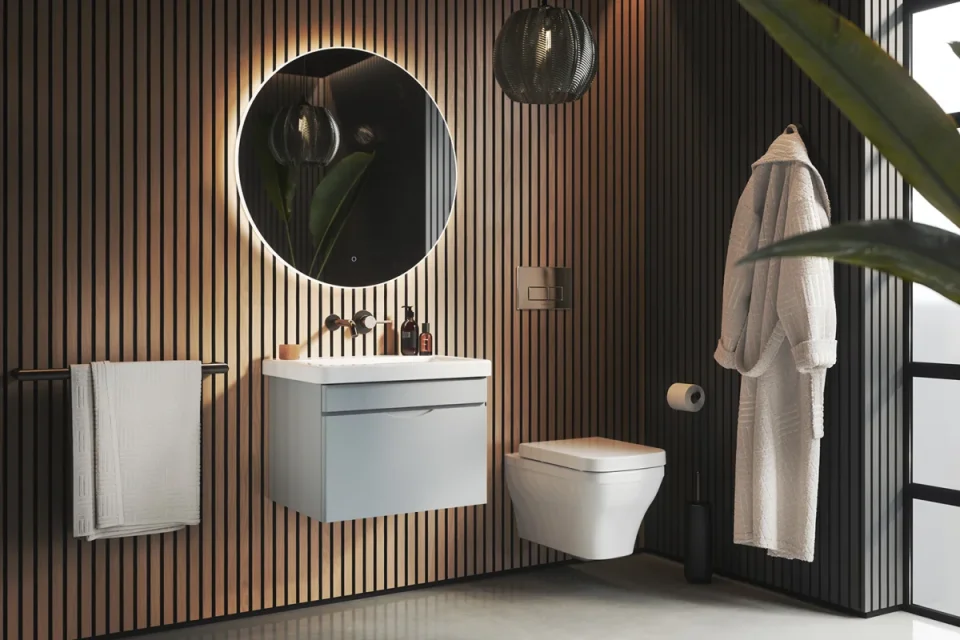 Saneux Indigo Wall Hung Wc Pan - Rimless detail view - Image 10